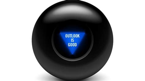 Magic 8 ball outlook is not optimistic
